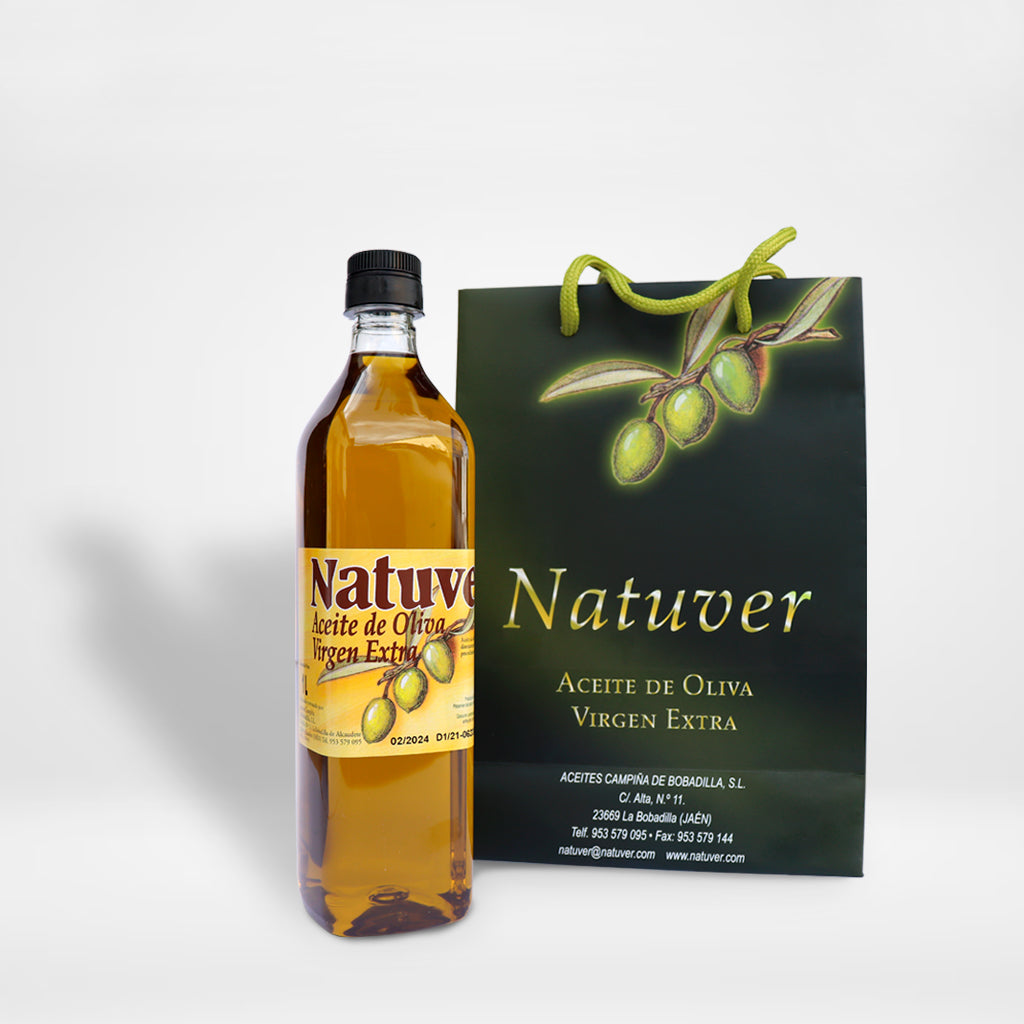 Aceite de oliva virgen extra 1 litro PET (botella de plástico) - Molea  Olearia